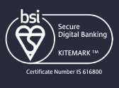 BSI Secure Digital Banking Kitemark — Certificate Number IS 616800